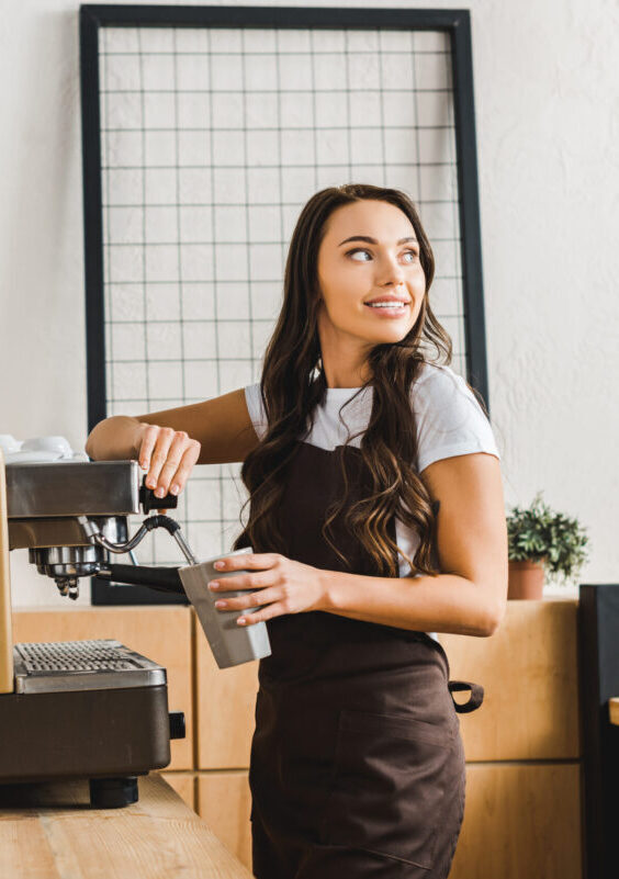 Attractive Brunette Barista Holding Cup And Making 2022 11 03 19 39 34 Utc Scaled E1678971562457